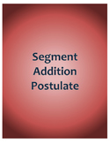 Segment Addition Postulate