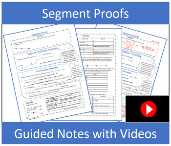 Preview of Segment Proofs Guided Notes with Video