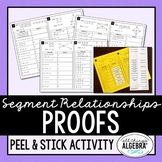 Segment Proofs | Peel & Stick Activity
