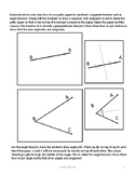 Segment and Angle Bisector Constructions