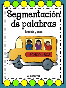Preview of Segmentation of  Words in Spanish -School and Household items