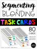 Segmenting & Blending Task Cards (3 & 4 Phonemes)