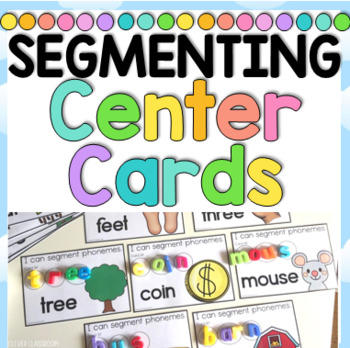 Preview of Phoneme Segmenting Center Activity Cards