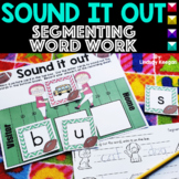 Phonemic Awareness Sound It Out Center Segmenting 3 Letter