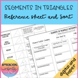 Segments In Triangles Digital Matching Activity and Graphi