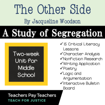 Preview of Segregation/Jim Crow Laws & The Other Side by Jacqueline Woodson Unit Study