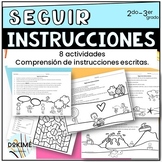 Seguir instrucciones escritas / Following directions in Spanish