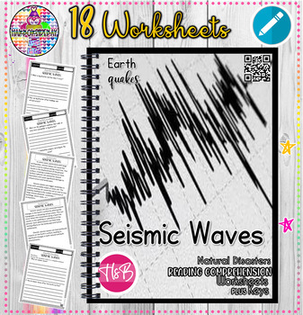 Preview of Types of Seismic Waves | Earthquakes | Reading Comprehension + Keys