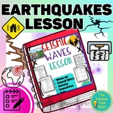 Seismic Waves Notes Activity & Slides Lesson - Earthquakes