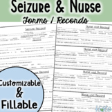 Seizure & Nurse Record Forms