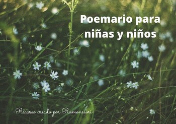 Preview of Selección de poemas para niños en español. Poems book for children in Spanish.