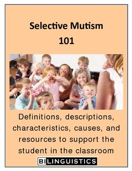 Preview of Selective Mutism 101