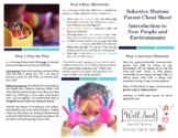 Selective Mutism Parent Cheat Sheet - Introduction to New 