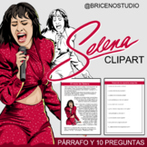 Selena Clipart - hispanic / Párrafo y preguntas
