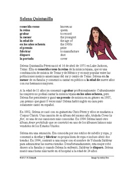 Preview of Selena Quintanilla Biografía: Spanish Biography of Famous Tejano Singer