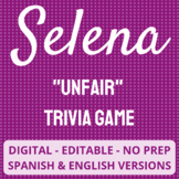Selena Quintanilla - "Unfair" Trivia Game - Spanish & Engl