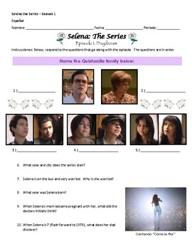 Preview of Selena: The Series (ALL Episodes Questions)