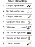 Self-Advoacy Choices Chart