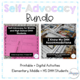 Self-Advocacy Activity BUNDLE for Deaf Hard of Hearing Students