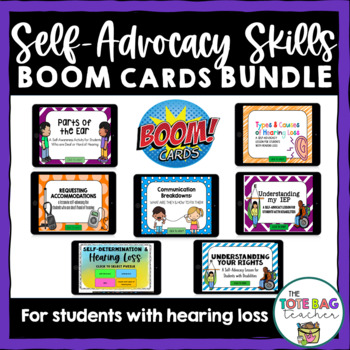 Preview of Self-Advocacy Boom Cards BUNDLE