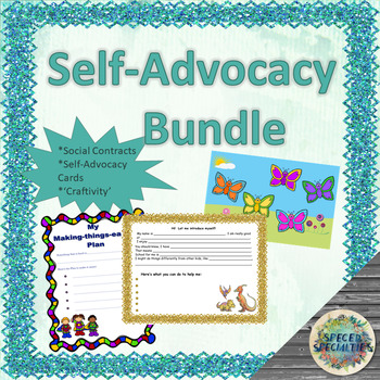 Preview of Self-Advocacy Bundle