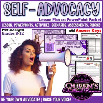 Preview of Self-Advocacy Lesson | Self-Advocacy Activities | Self-Advocacy Scenarios
