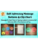 Self-Advocacy Message Buttons & Clip Chart