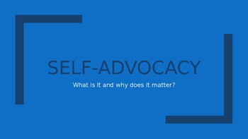 Preview of Self-Advocacy Outline with Embedded Questions
