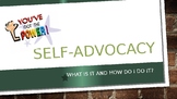 Self-Advocacy Power Point