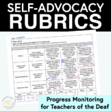 Self-Advocacy Rubrics | Progress Monitoring for Teachers o