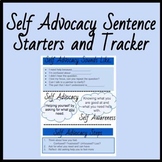 Self Advocacy Sentence Starters/ Tracker
