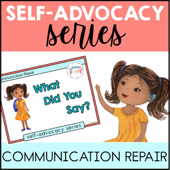 Preview of Self-Advocacy Series Communication Repair Book and Activities