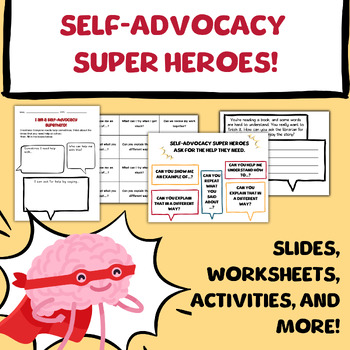 Preview of Self-Advocacy Super Heroes Lesson & Activities || Grades 2-4 || SEL ||