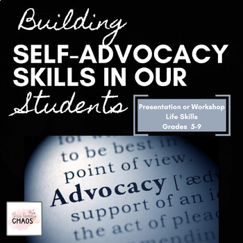 Preview of Self-Advocacy for Middle School Students | Workshop | Life Skills | EDITABLE