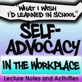 Self-Advocacy in the Workplace - High School SPED