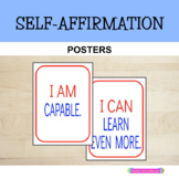 Self Affirmation Posters for Preschool, Pre-K, and Kinderg