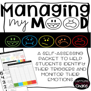 Preview of Self-Assessing Behavior-Monitoring My Mood