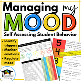 Self Assessing Student Behavior-Managing My Mood - Special Ed