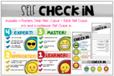 Self Assessment Posters and Student Self Check-ins