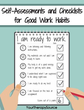 Preview of Self-Assessments and Checklists for Good Work Habits