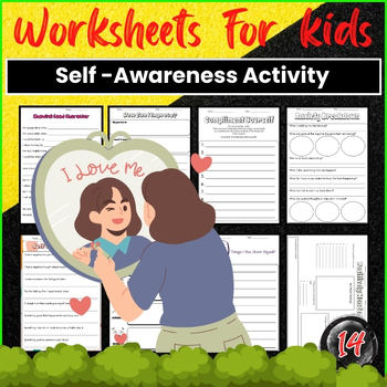 Preview of Self -Awareness Activity Worksheets