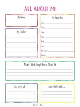 Self Awareness Activities by H and L SEL | TPT