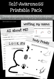 Self-Awareness Pre-K through 1st grade Printable Pack