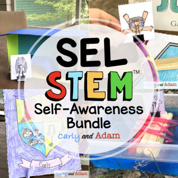 Preview of Self Awareness SEL Activities and Read Aloud STEM Challenges Bundle