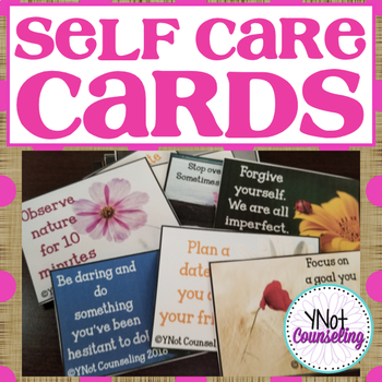 Preview of Self Care Cards
