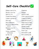 Self-Care Checklist!