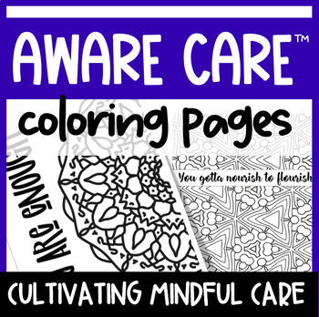 Self Care And Mindfulness Coloring Pages