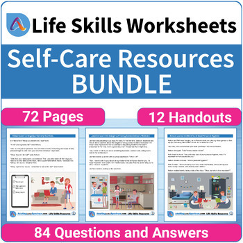 Preview of Self-Care Life Skills Bundle for Middle and High School Special Education