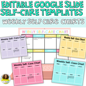 Preview of Self Care: Editable Google Slide Templates