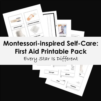 Preview of Self-Care: First Aid Printable Pack